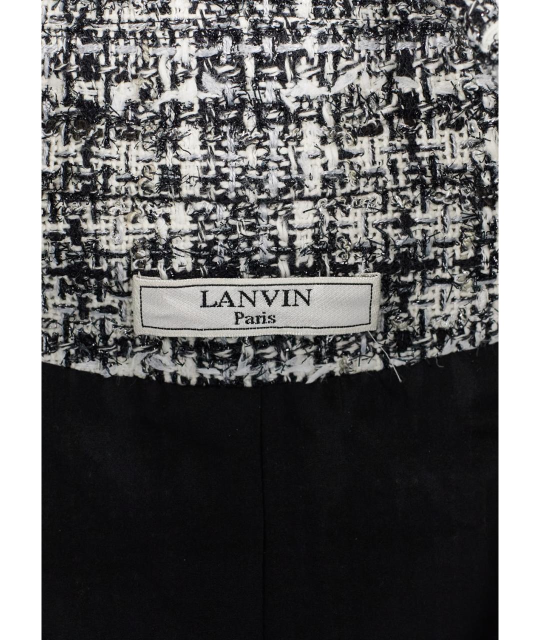 LANVIN Серое хлопковое пальто, фото 4