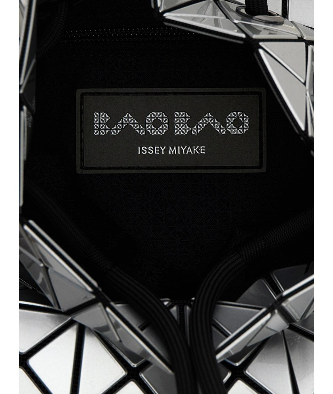 BAO BAO ISSEY MIYAKE Серебряная синтетическая сумка тоут, фото 4