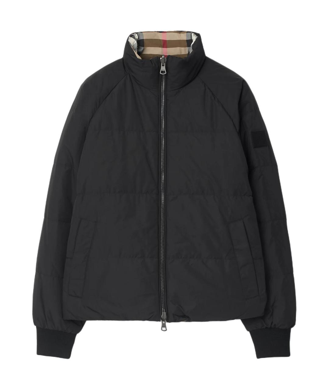 BURBERRY Черный пуховик, фото 1