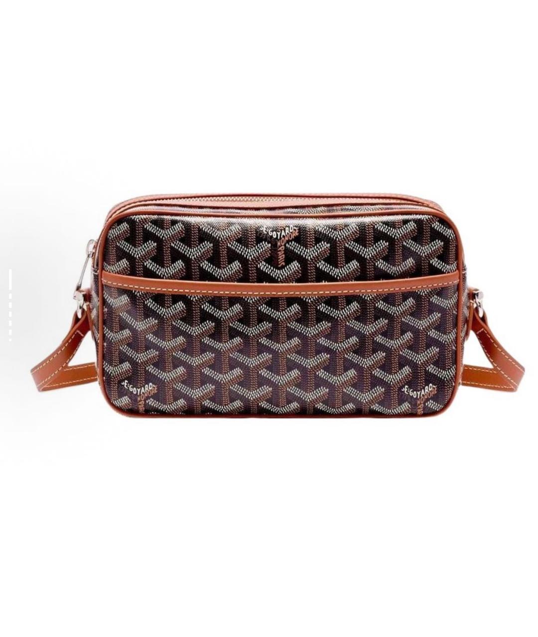 GOYARD Коричневая сумка на плечо, фото 2
