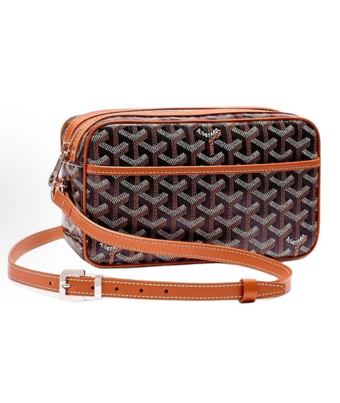 GOYARD Коричневая сумка на плечо, фото 9