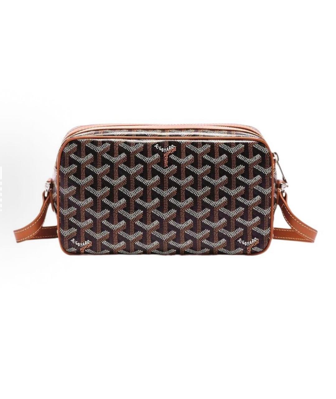 GOYARD Коричневая сумка на плечо, фото 3