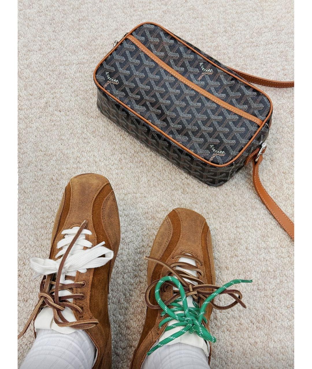 GOYARD Коричневая сумка на плечо, фото 7