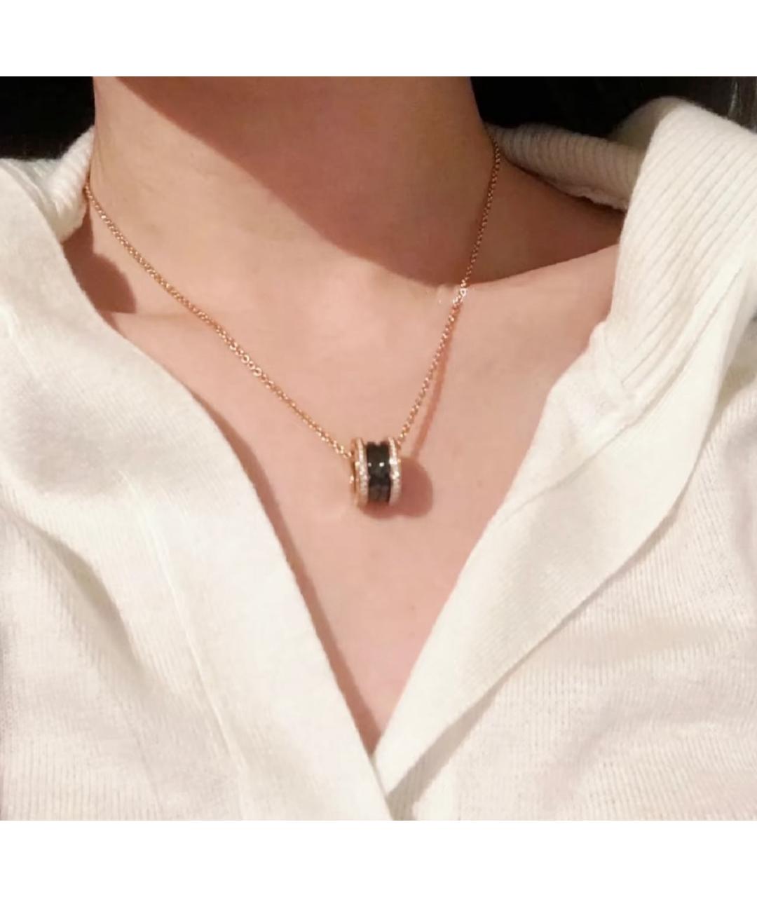 BVLGARI Золотое колье из розового золота, фото 7