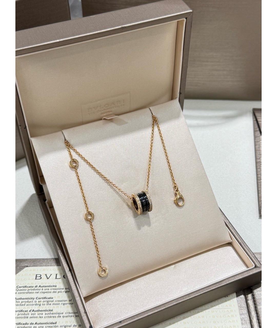 BVLGARI Золотое колье из розового золота, фото 4