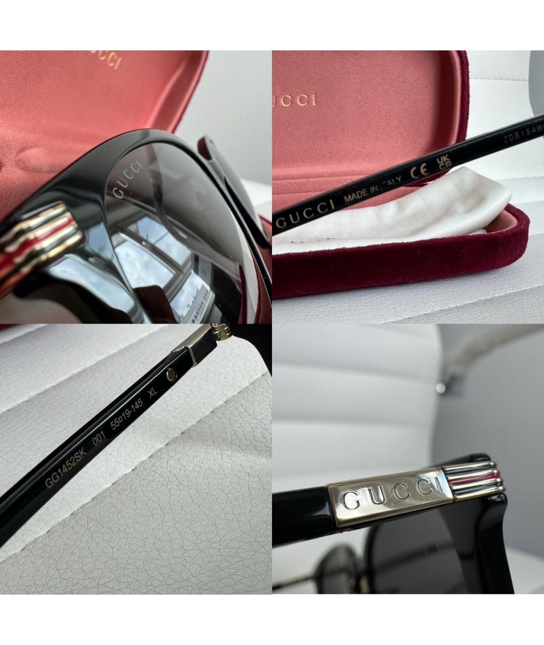 GUCCI Черные солнцезащитные очки, фото 7