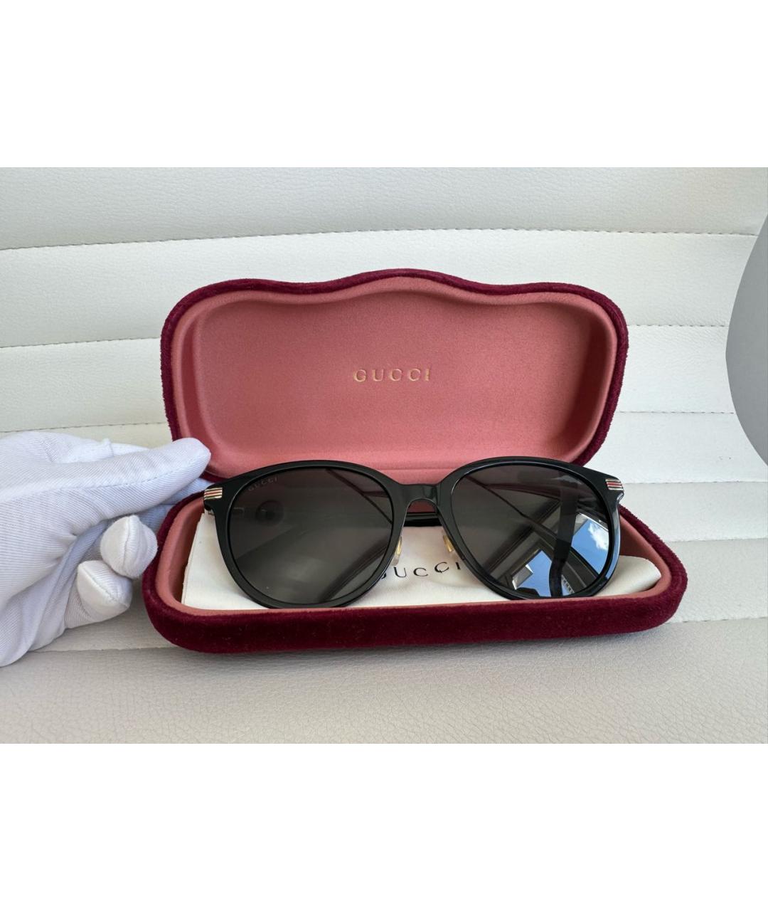 GUCCI Черные солнцезащитные очки, фото 6