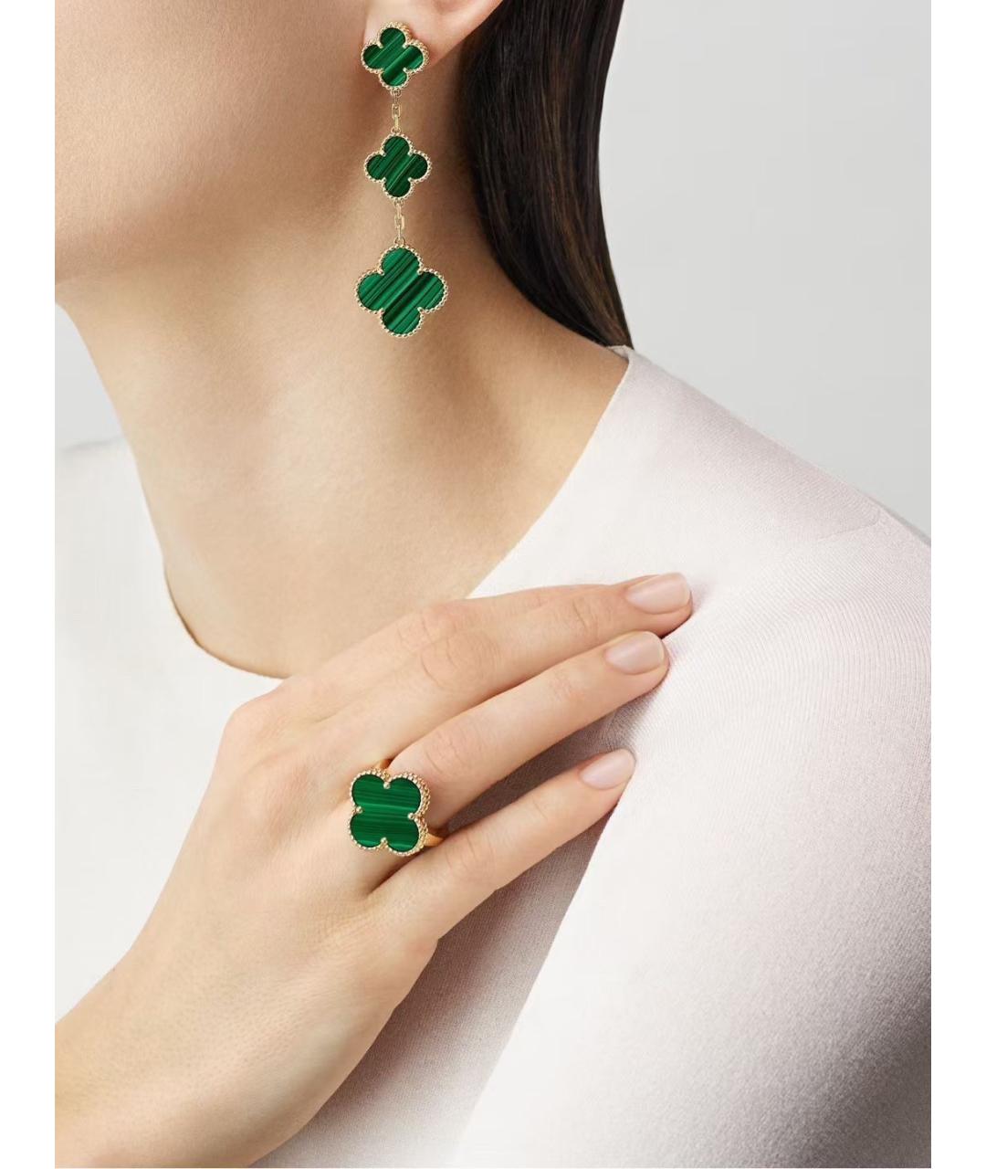 VAN CLEEF & ARPELS Золотые серьги из розового золота, фото 8