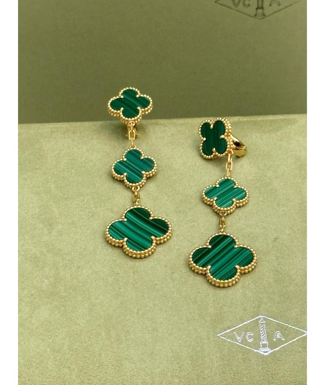 VAN CLEEF & ARPELS Золотые серьги из розового золота, фото 5