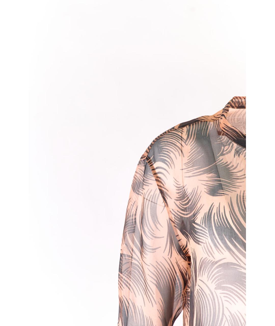 DRIES VAN NOTEN Оранжевое шелковое повседневное платье, фото 2