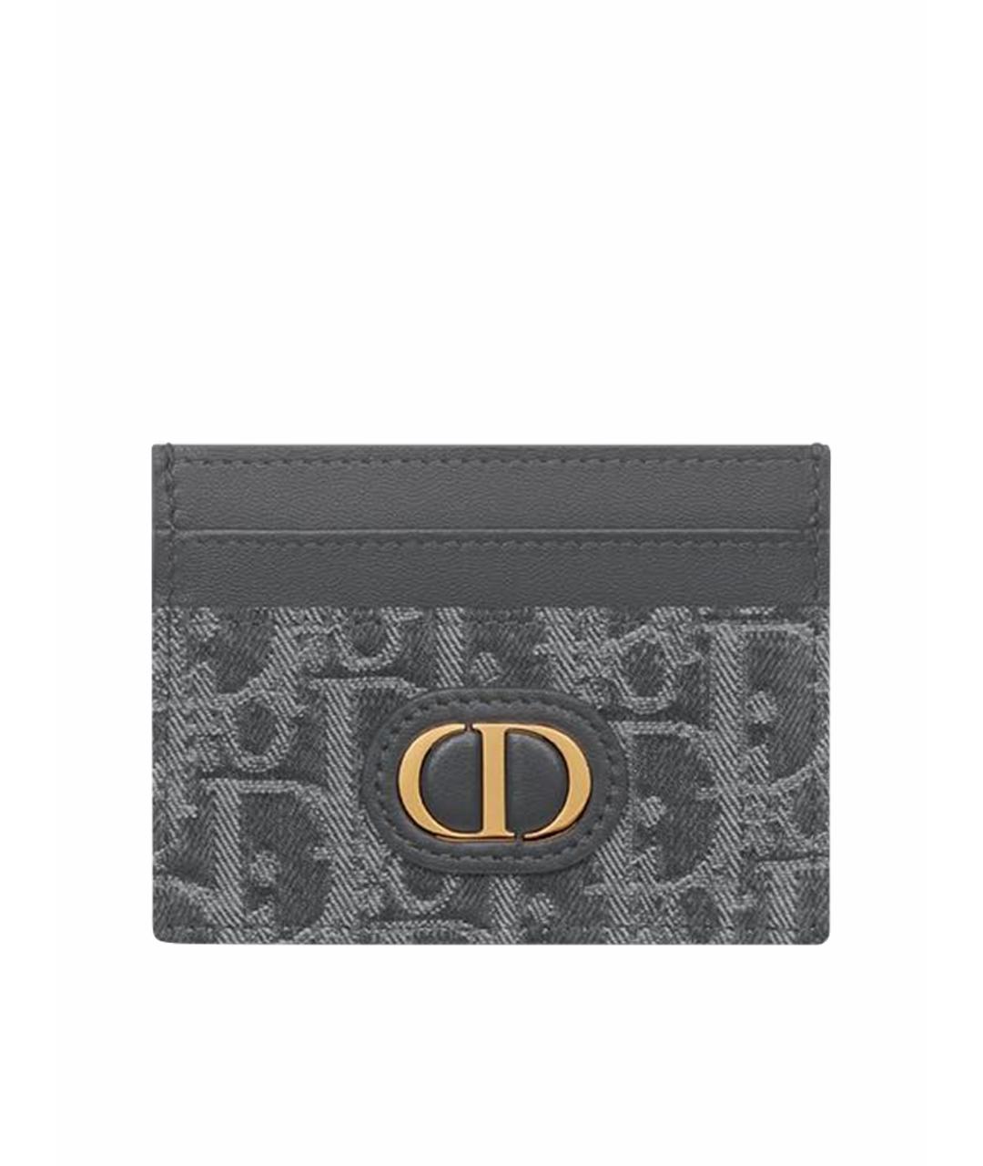 CHRISTIAN DIOR Серый кардхолдер, фото 1