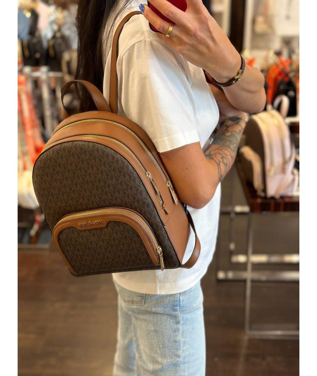 MICHAEL KORS Коричневый рюкзак, фото 4