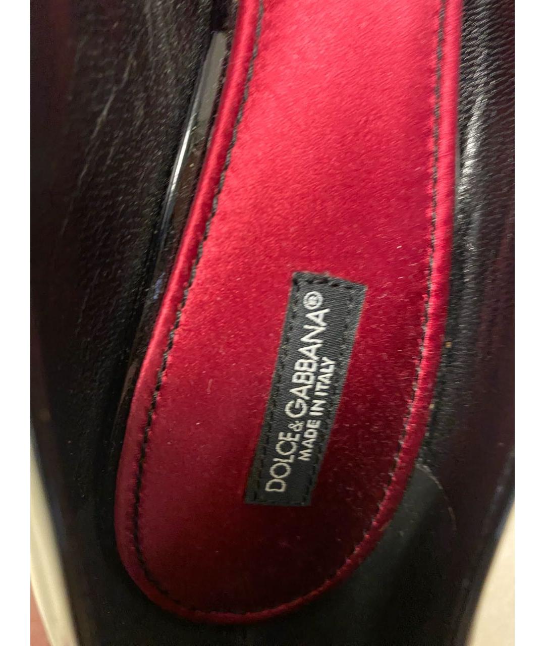 DOLCE&GABBANA Черные туфли из лакированной кожи, фото 5