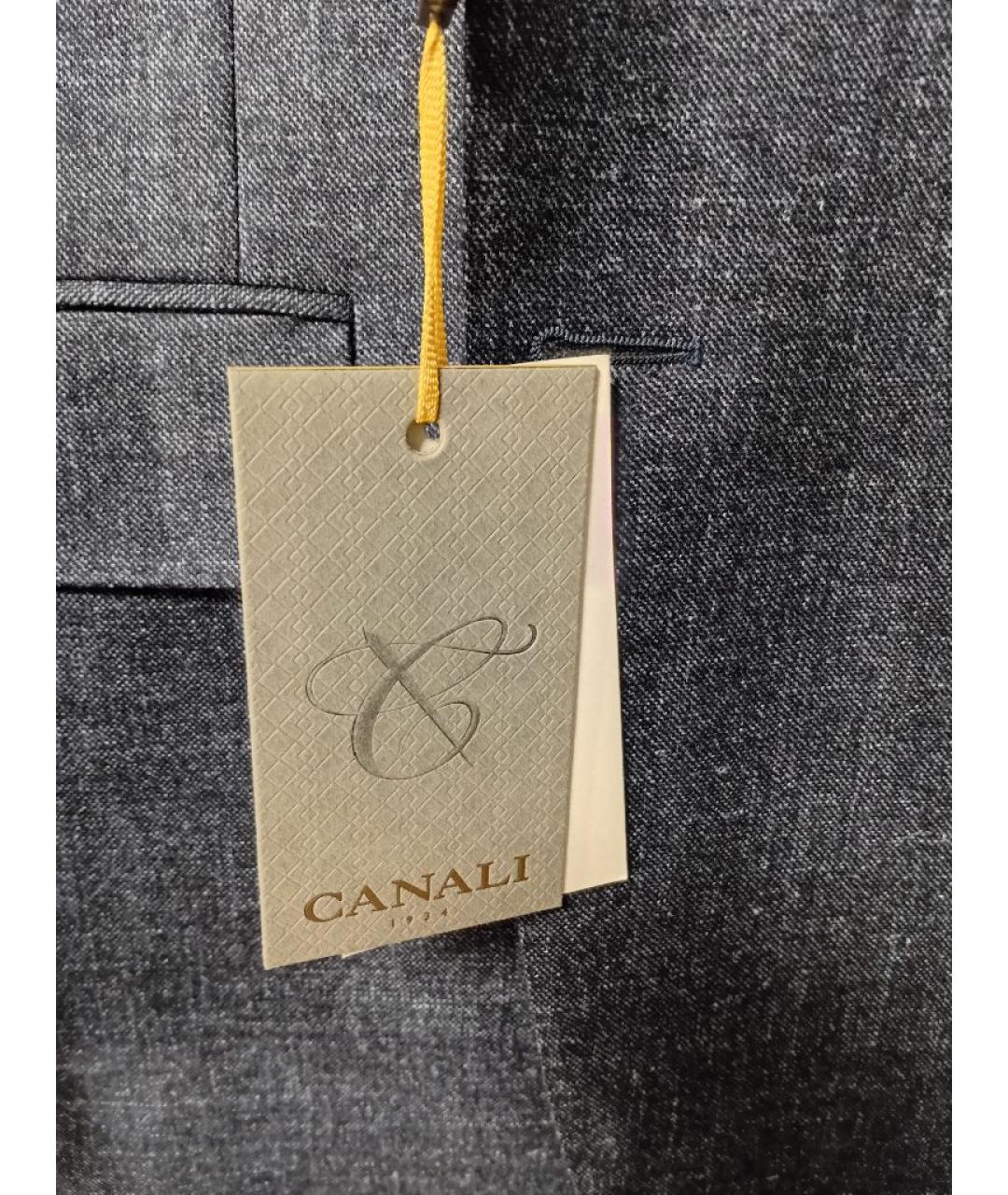 CANALI Темно-синий классический костюм, фото 2