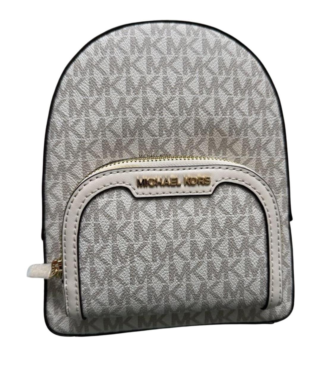 MICHAEL KORS Серый кожаный рюкзак, фото 1