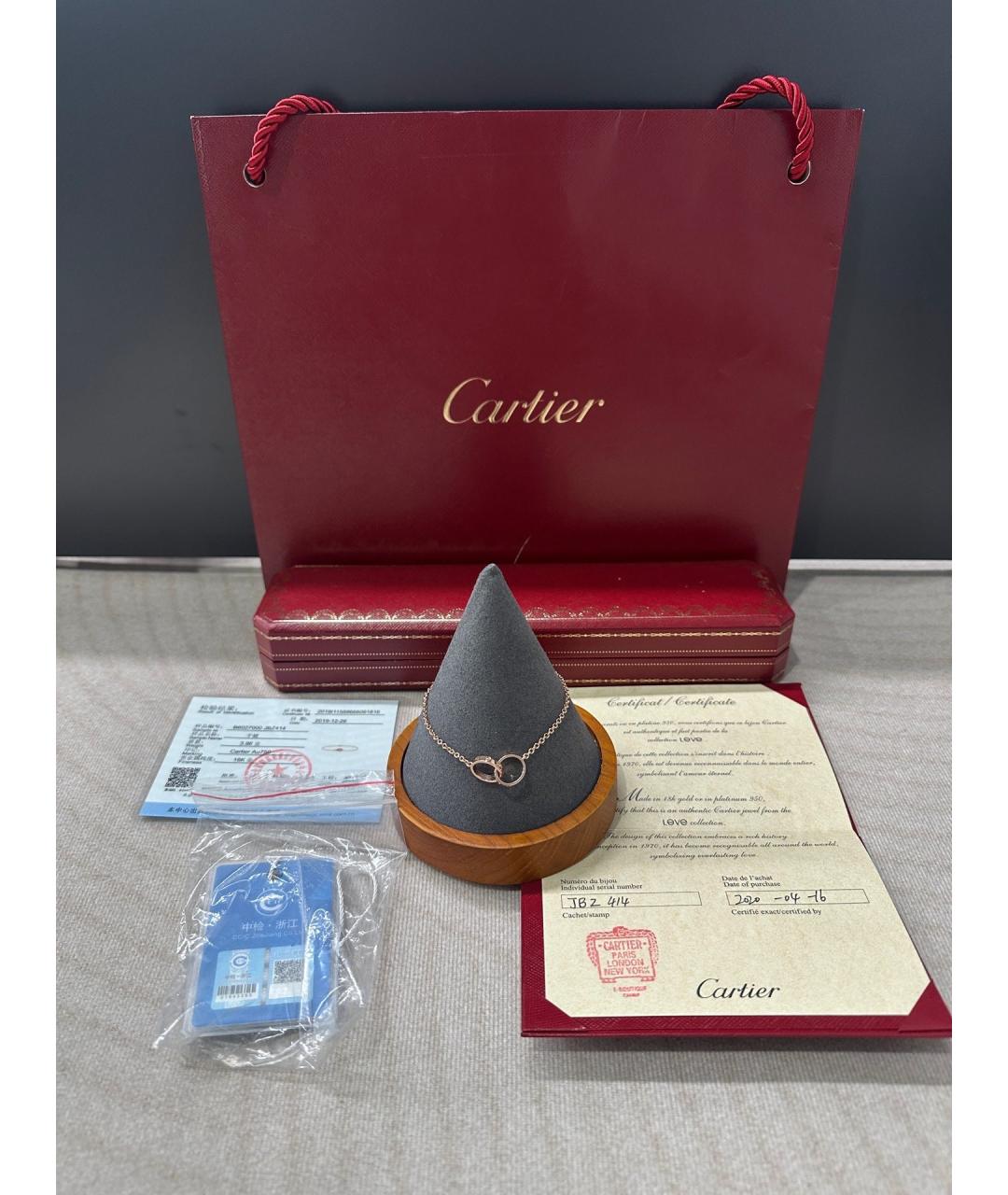CARTIER Золотой браслет из розового золота, фото 3