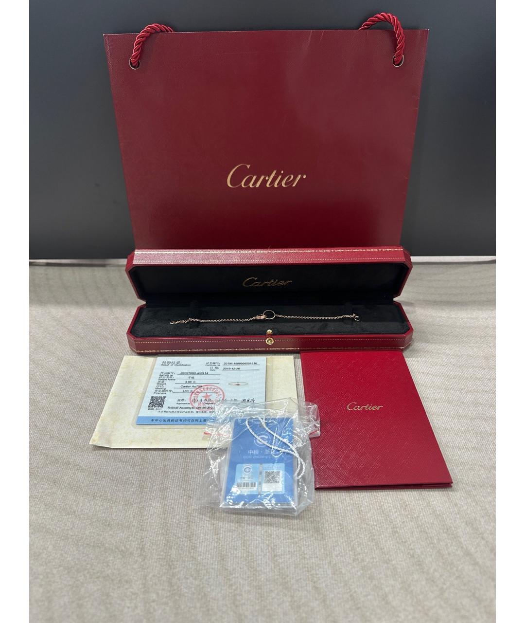 CARTIER Золотой браслет из розового золота, фото 2