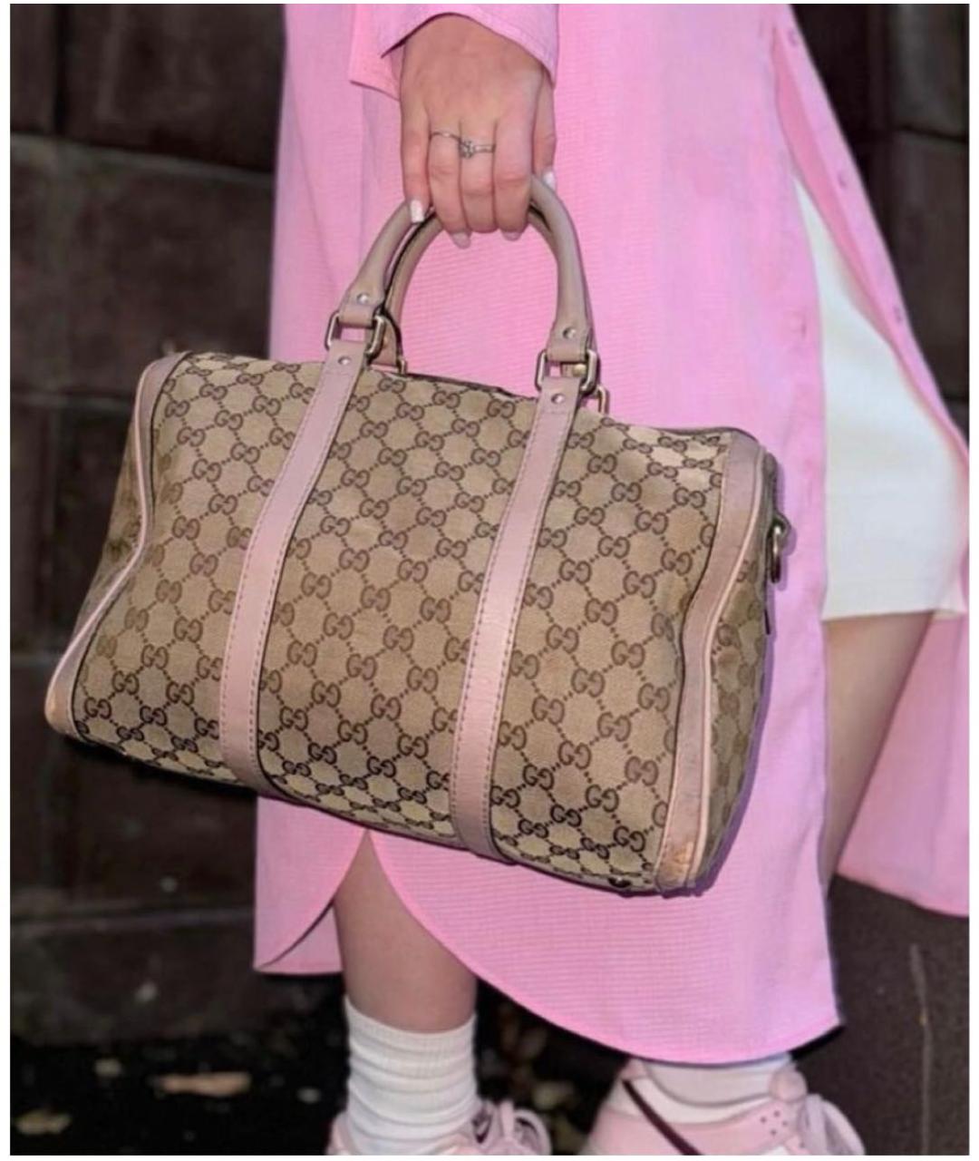 GUCCI Бежевая дорожная/спортивная сумка, фото 8