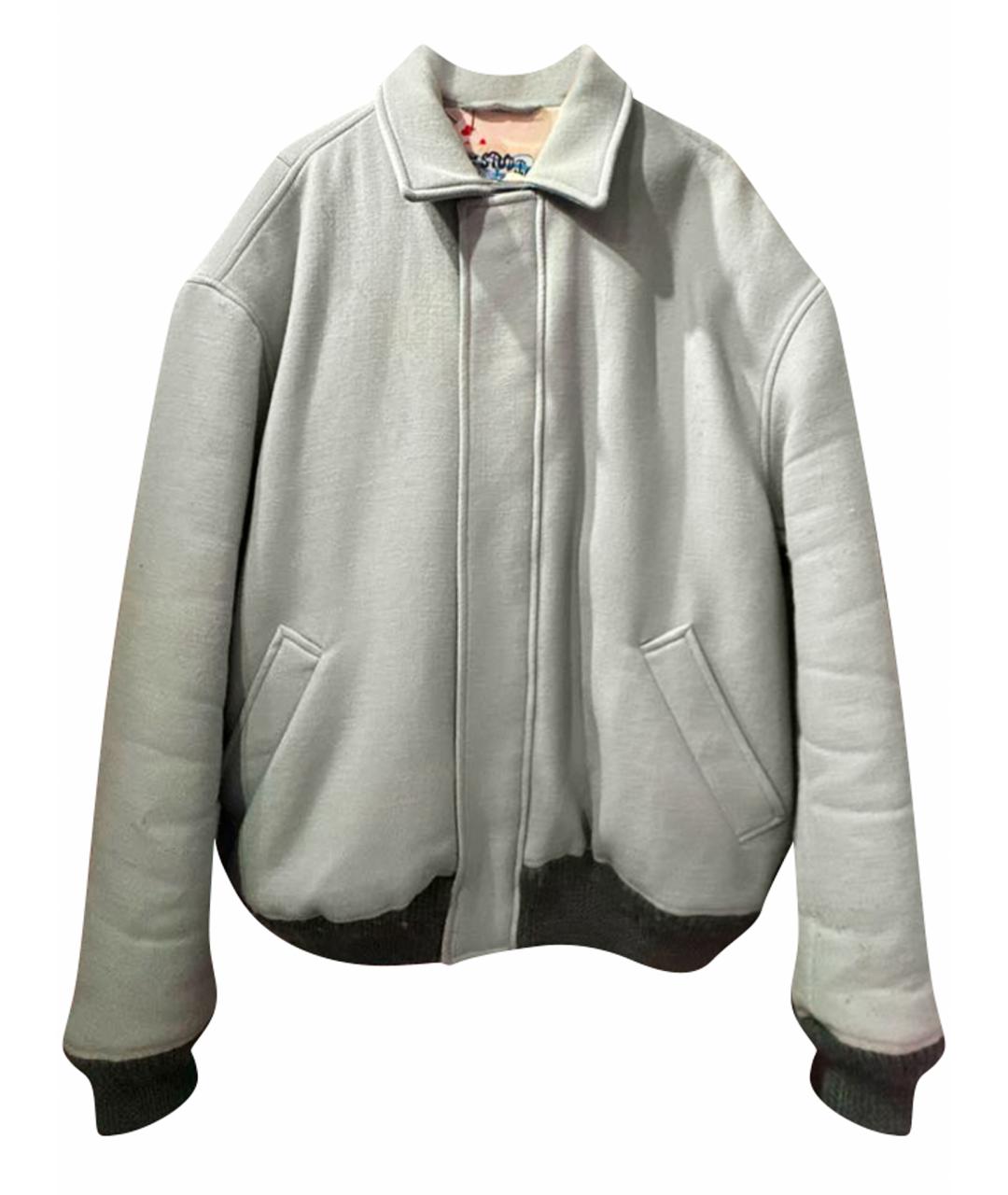 ACNE STUDIOS Голубая шерстяная куртка, фото 1