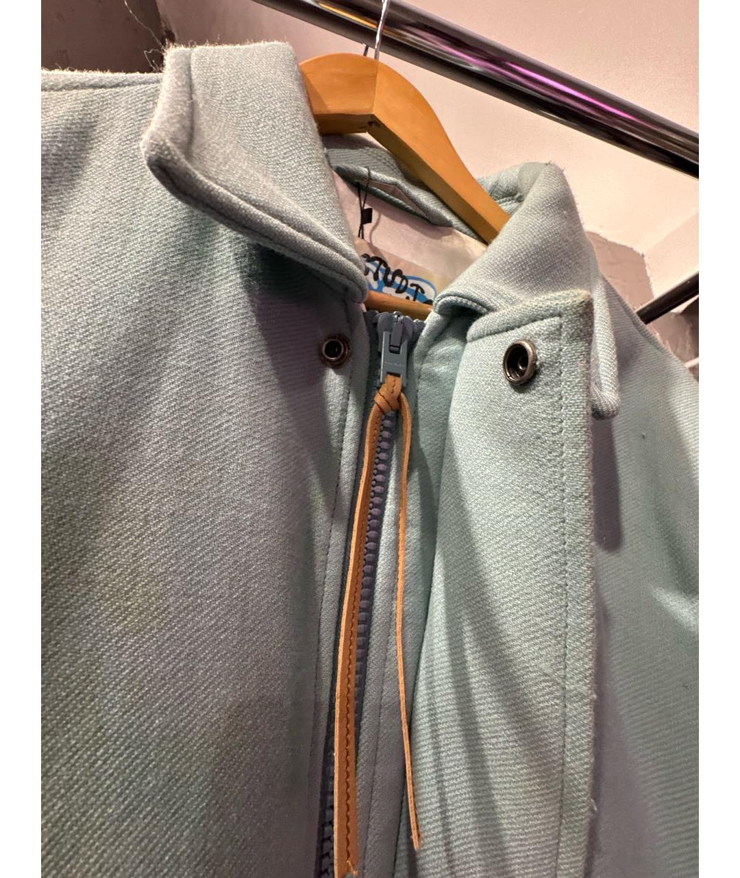 ACNE STUDIOS Голубая шерстяная куртка, фото 4