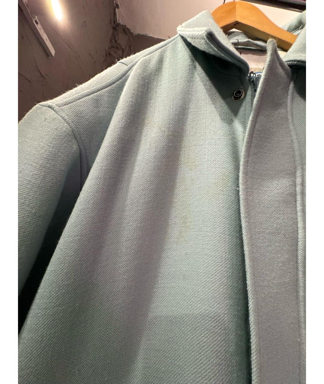 ACNE STUDIOS Голубая шерстяная куртка, фото 6