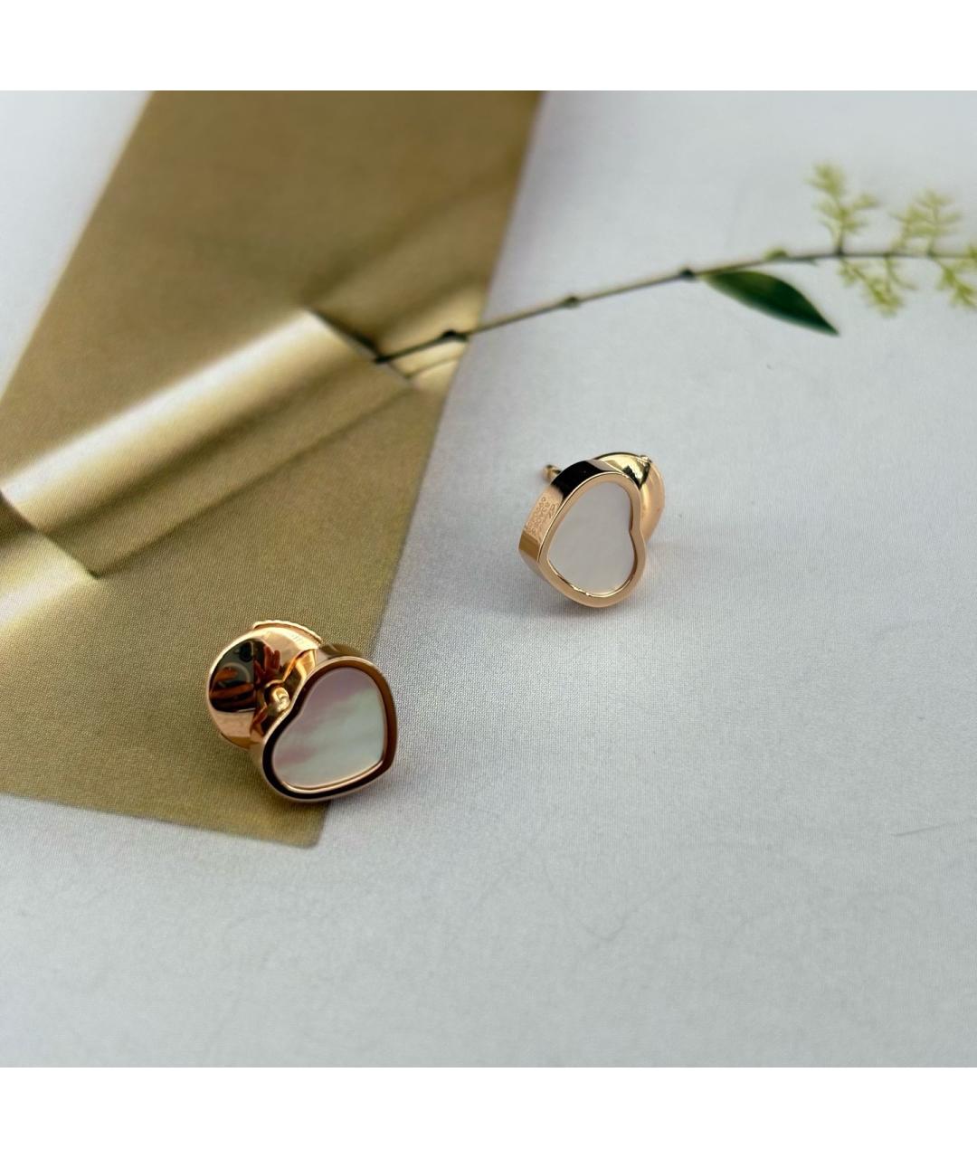 CHOPARD Золотые серьги из розового золота, фото 2