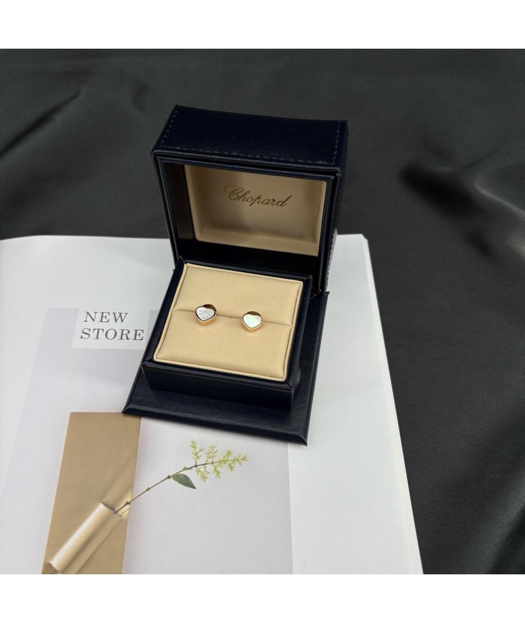 CHOPARD Золотые серьги из розового золота, фото 3