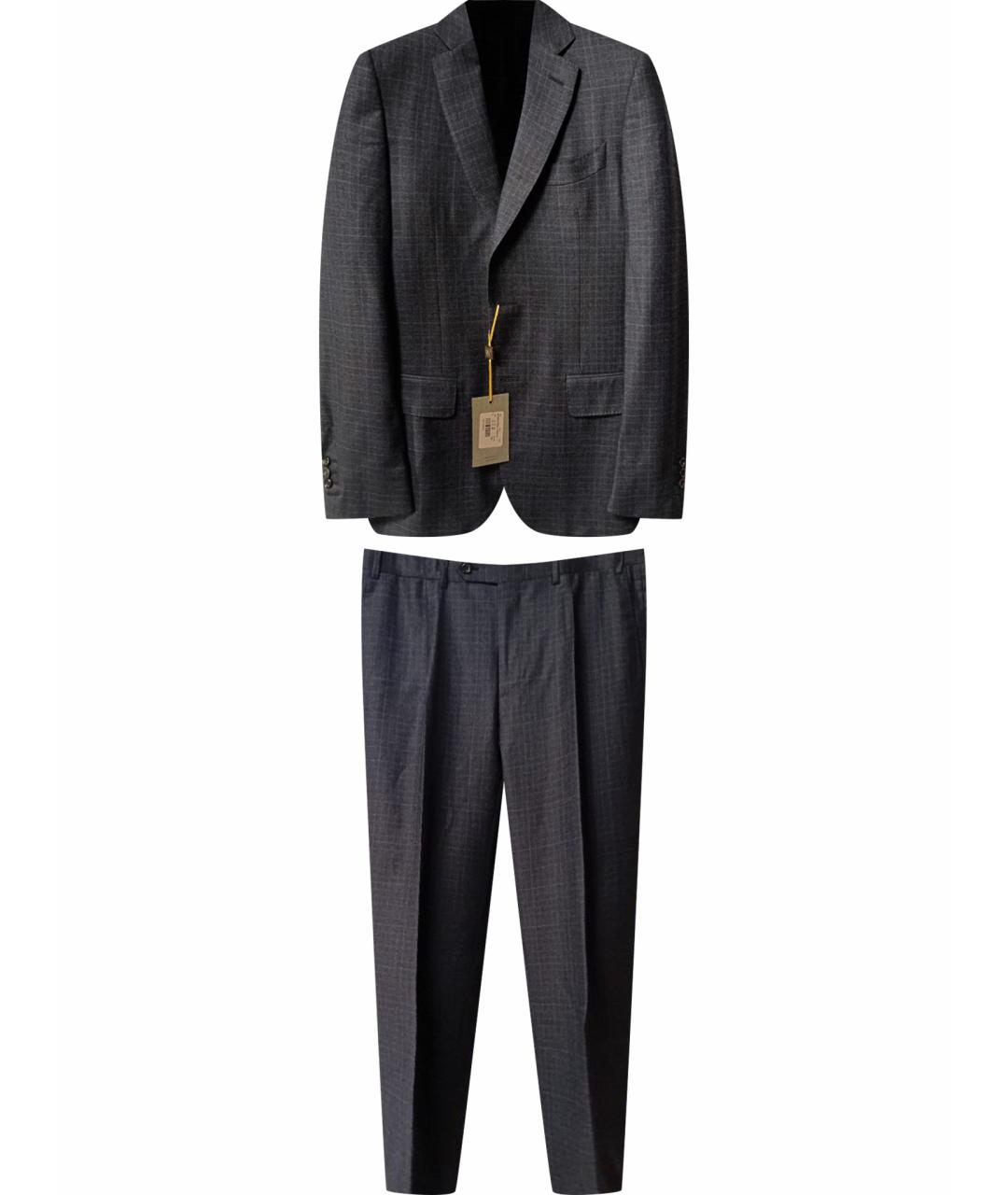 CANALI Антрацитовый классический костюм, фото 1