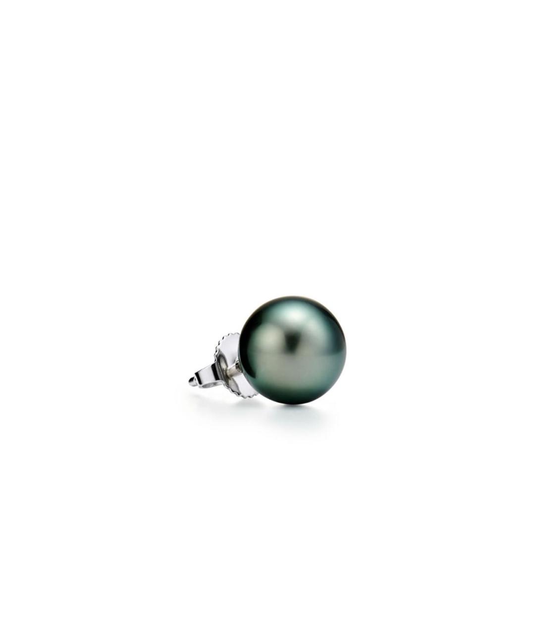 TIFFANY&CO Черные жемчужные серьги, фото 3