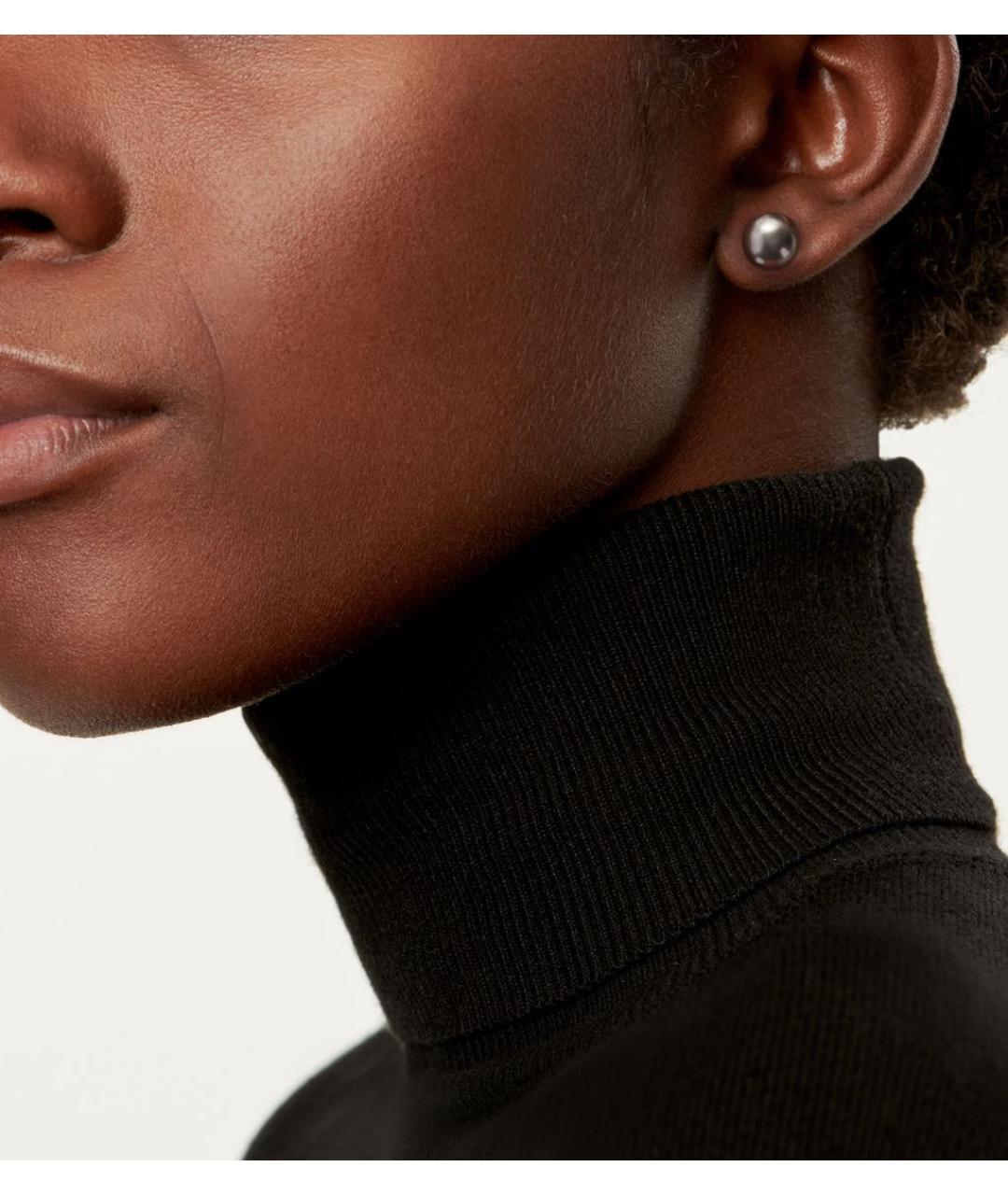 TIFFANY&CO Черные жемчужные серьги, фото 2