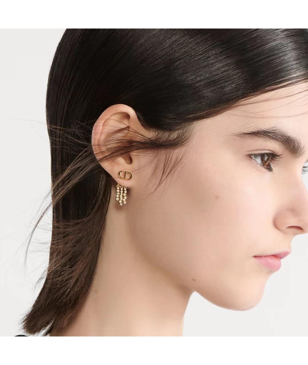 CHRISTIAN DIOR Золотые серьги, фото 2