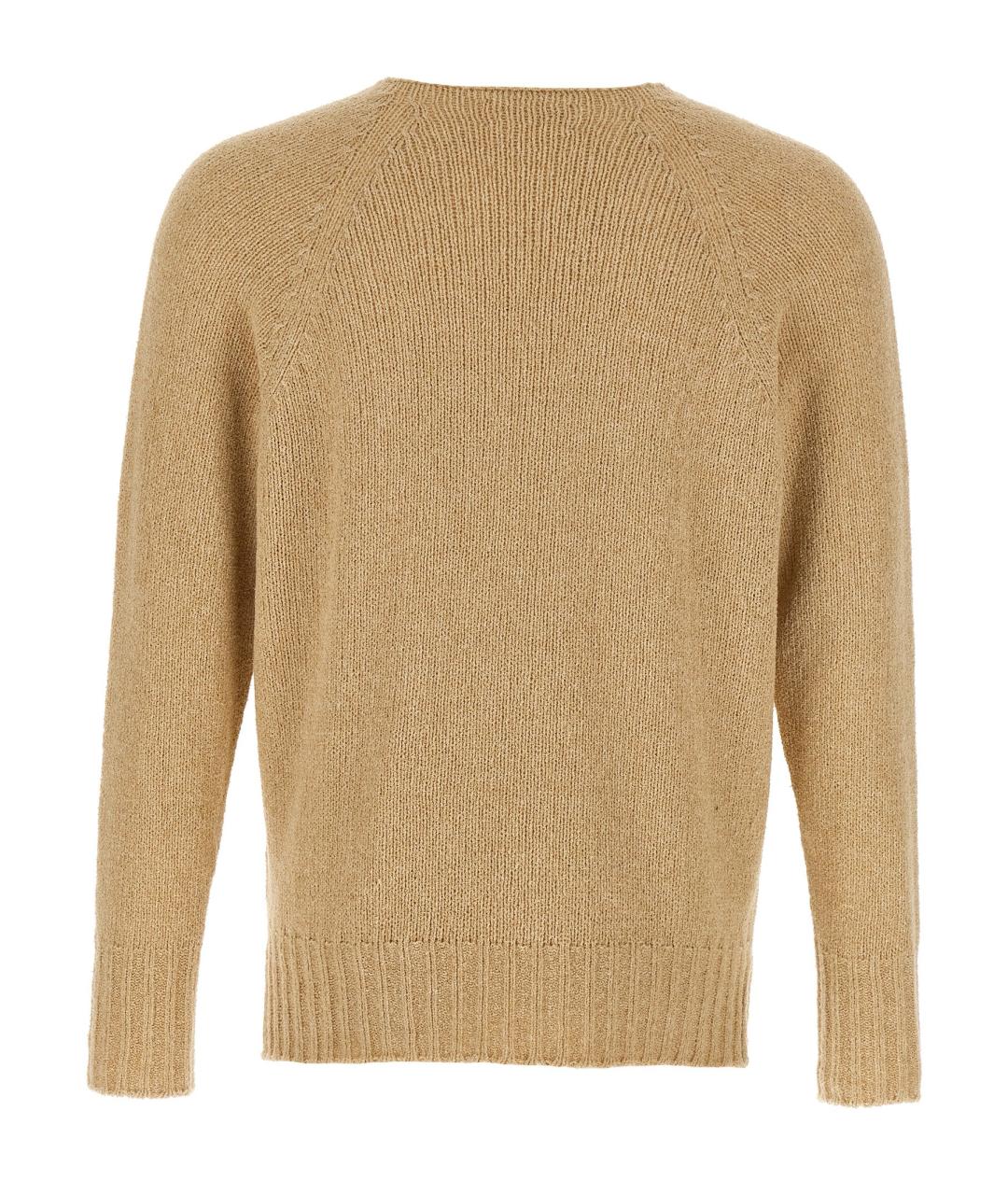 MA'RY'YA Бежевый хлопковый джемпер / свитер, фото 2