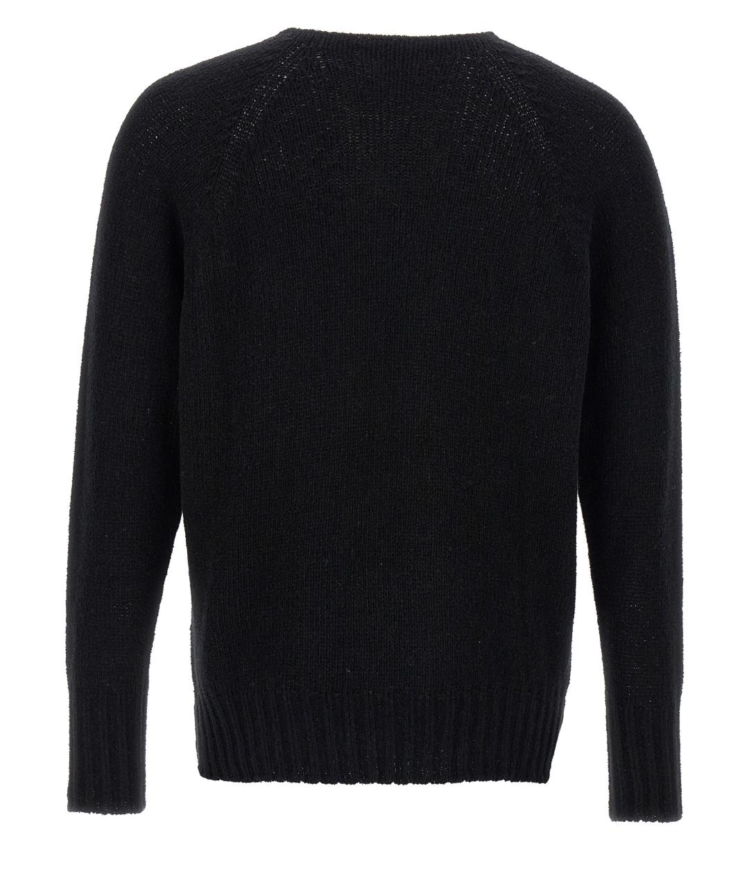 MA'RY'YA Черный хлопковый джемпер / свитер, фото 2