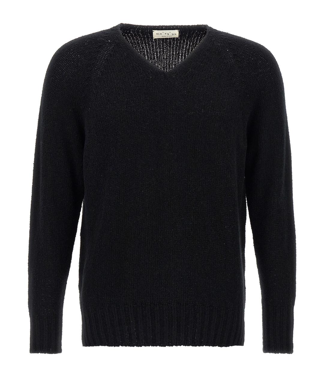 MA'RY'YA Черный хлопковый джемпер / свитер, фото 1