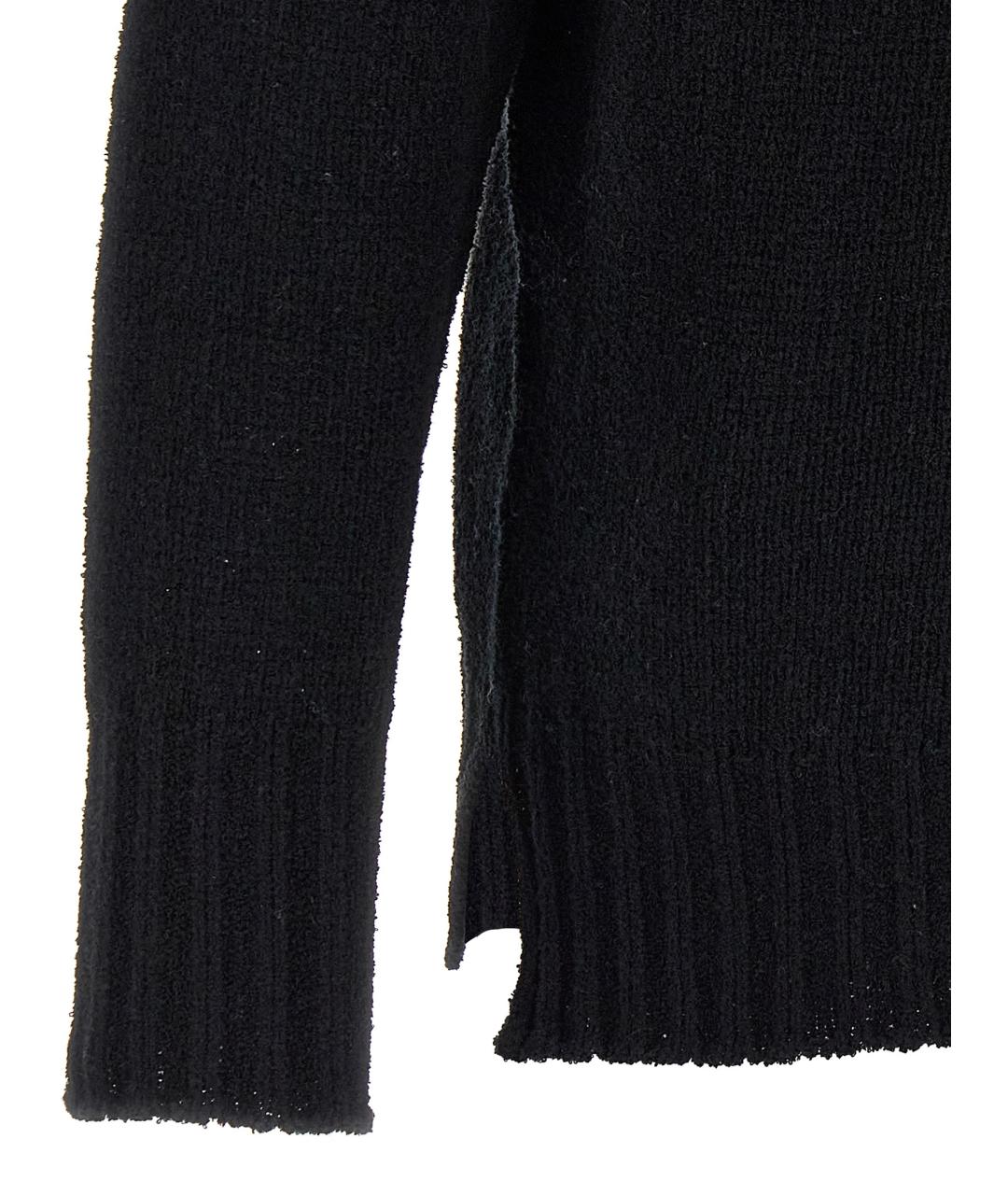 MA'RY'YA Черный хлопковый джемпер / свитер, фото 4