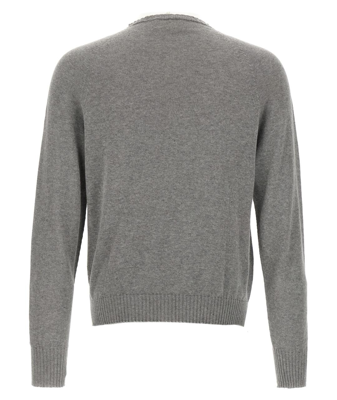 MA'RY'YA Серый хлопковый джемпер / свитер, фото 2