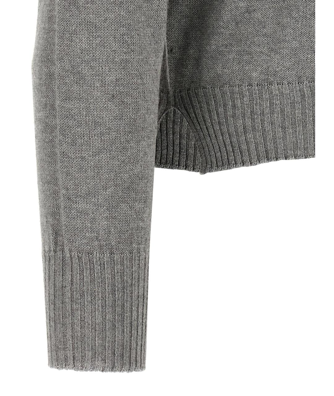 MA'RY'YA Серый хлопковый джемпер / свитер, фото 4