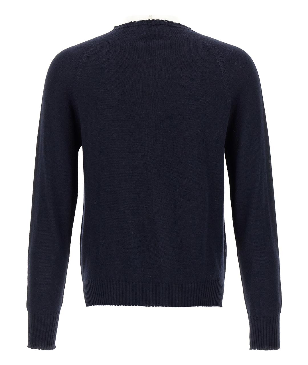 MA'RY'YA Синий хлопковый джемпер / свитер, фото 2