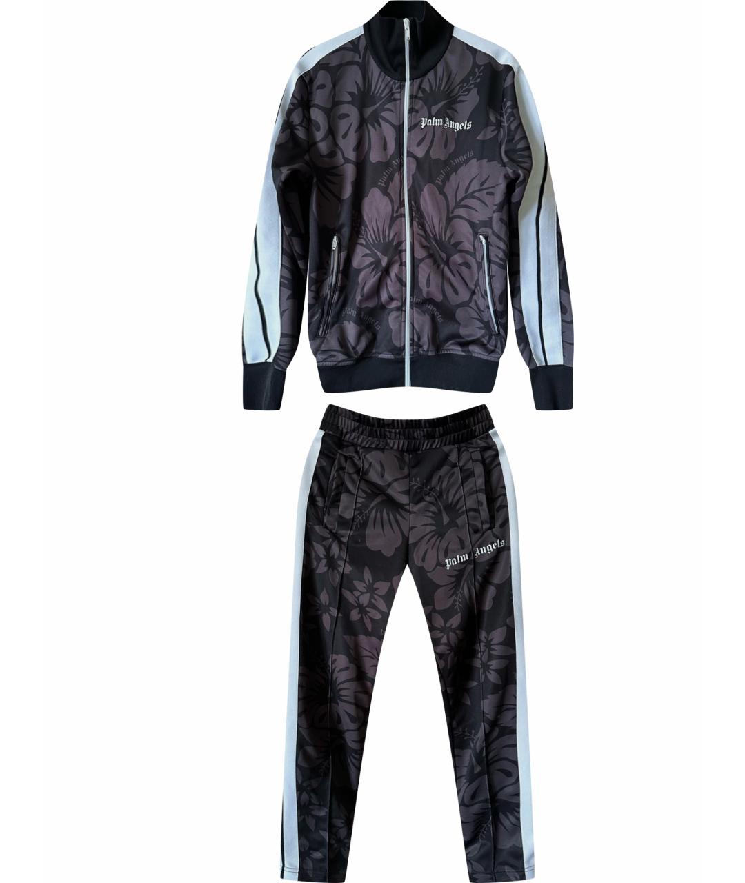 PALM ANGELS Антрацитовый полиэстеровый спортивный костюм, фото 1