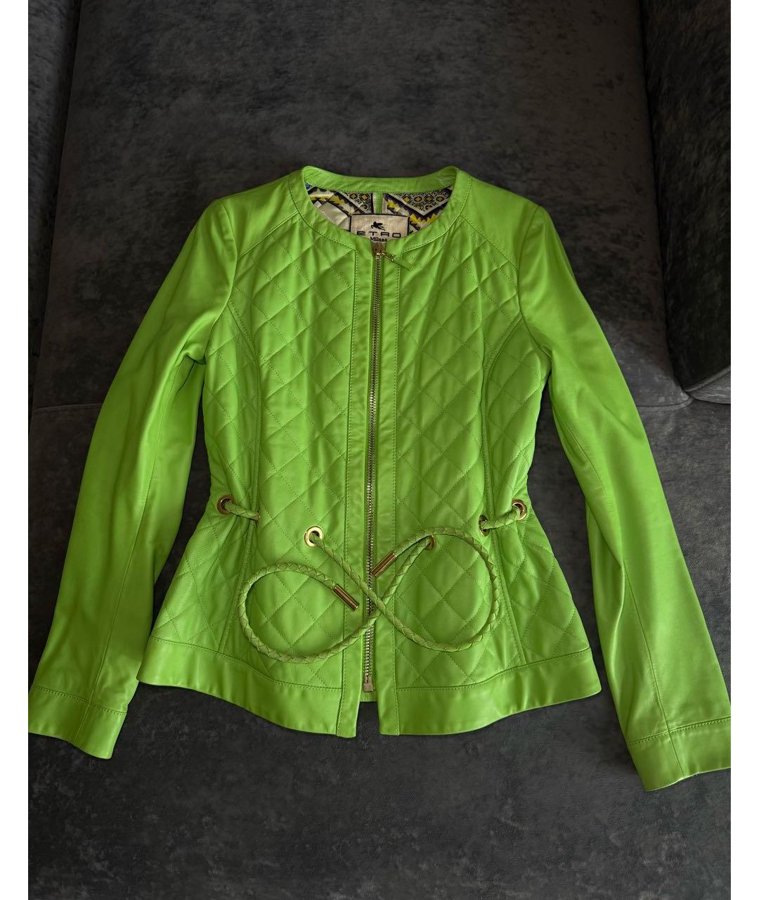 ETRO Кожаная куртка, фото 2