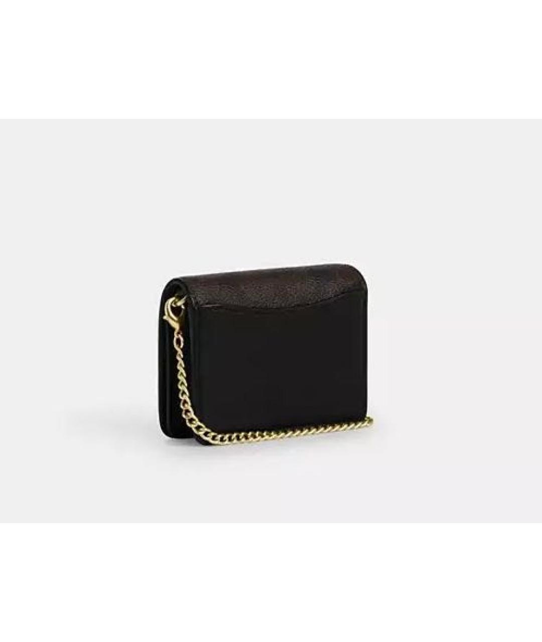 COACH Коричневый кожаный кошелек, фото 4