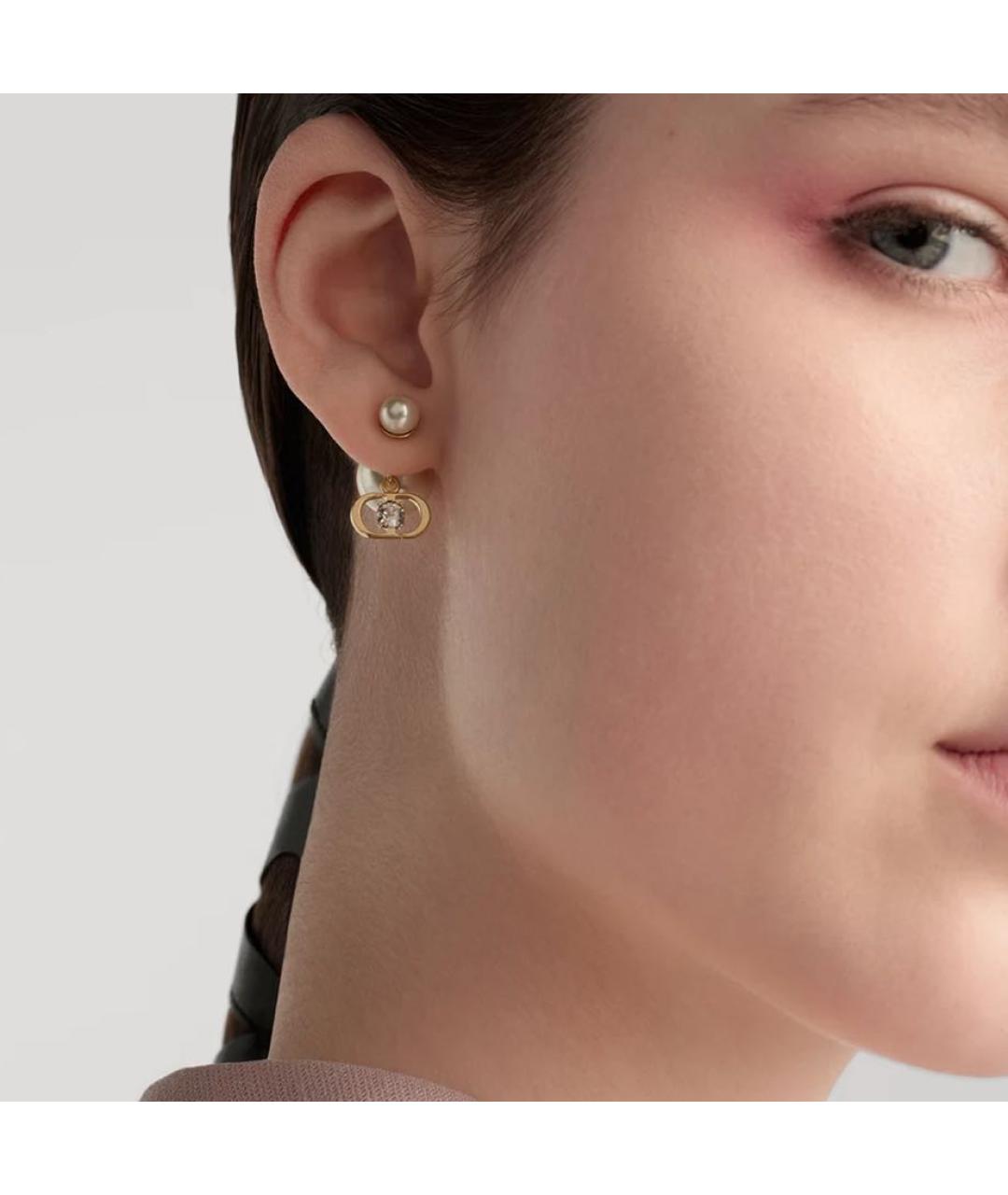 CHRISTIAN DIOR Золотые серьги, фото 2