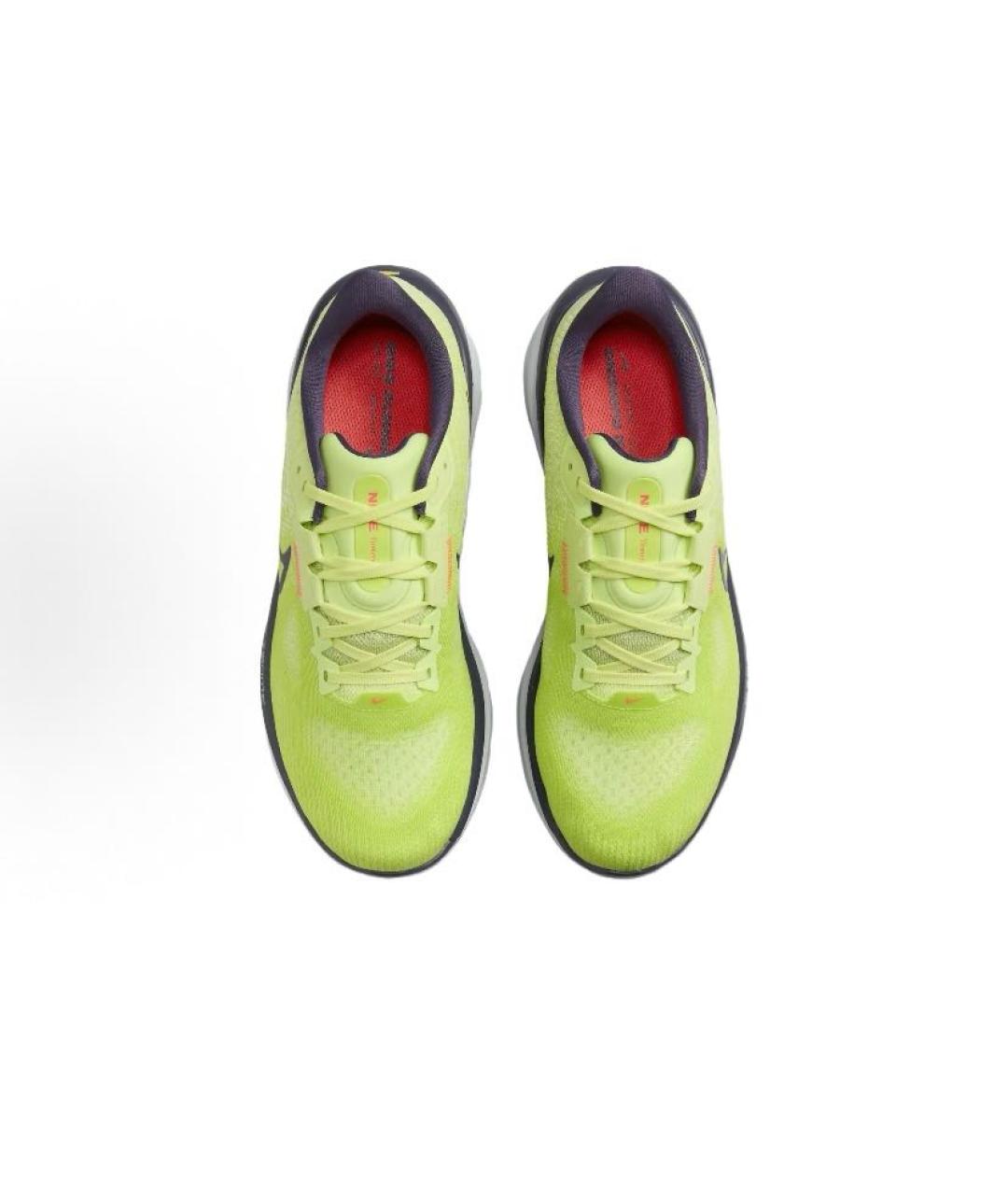 NIKE Зеленые текстильные кроссовки, фото 4