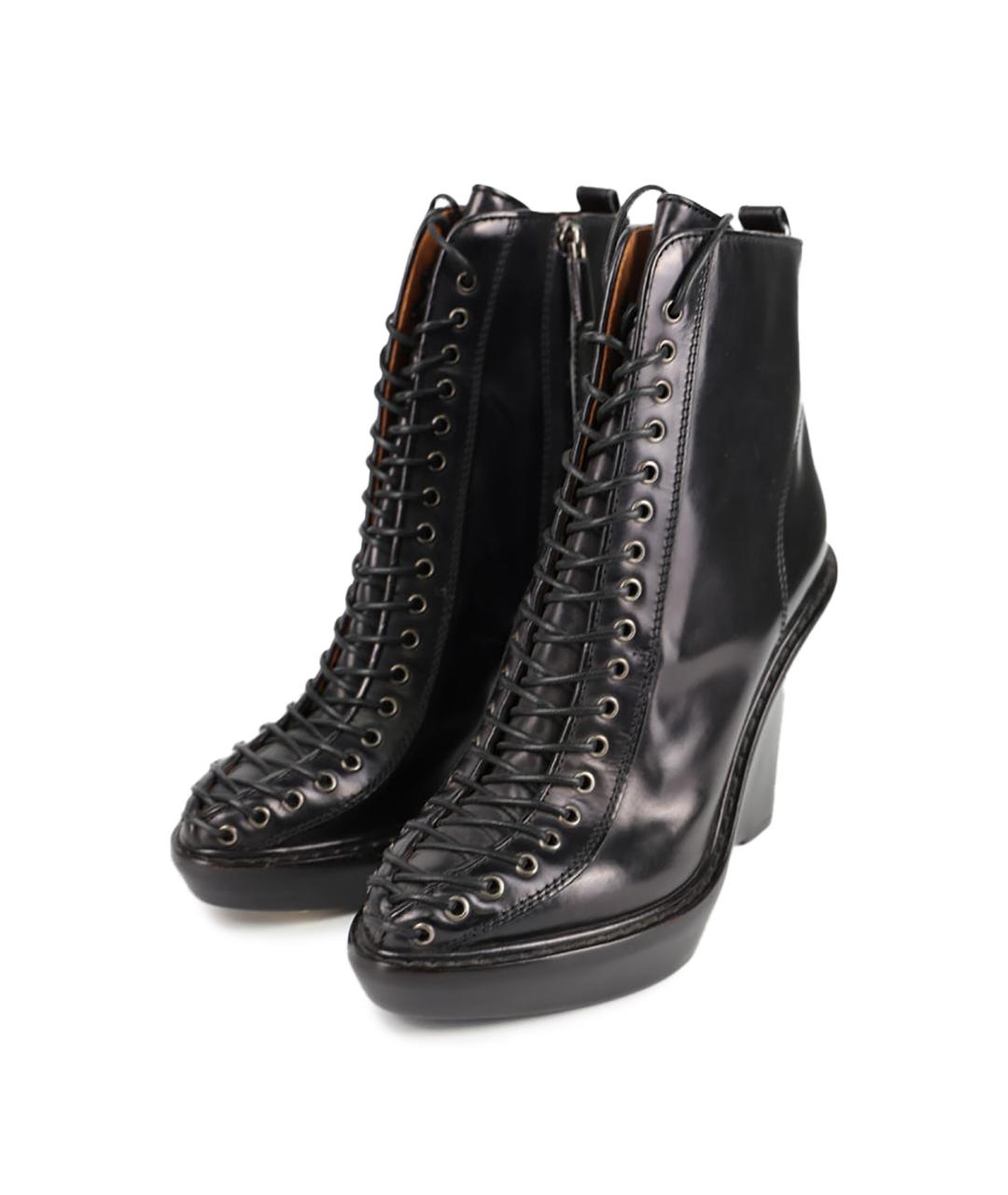 GIVENCHY Черные кожаные ботильоны, фото 3