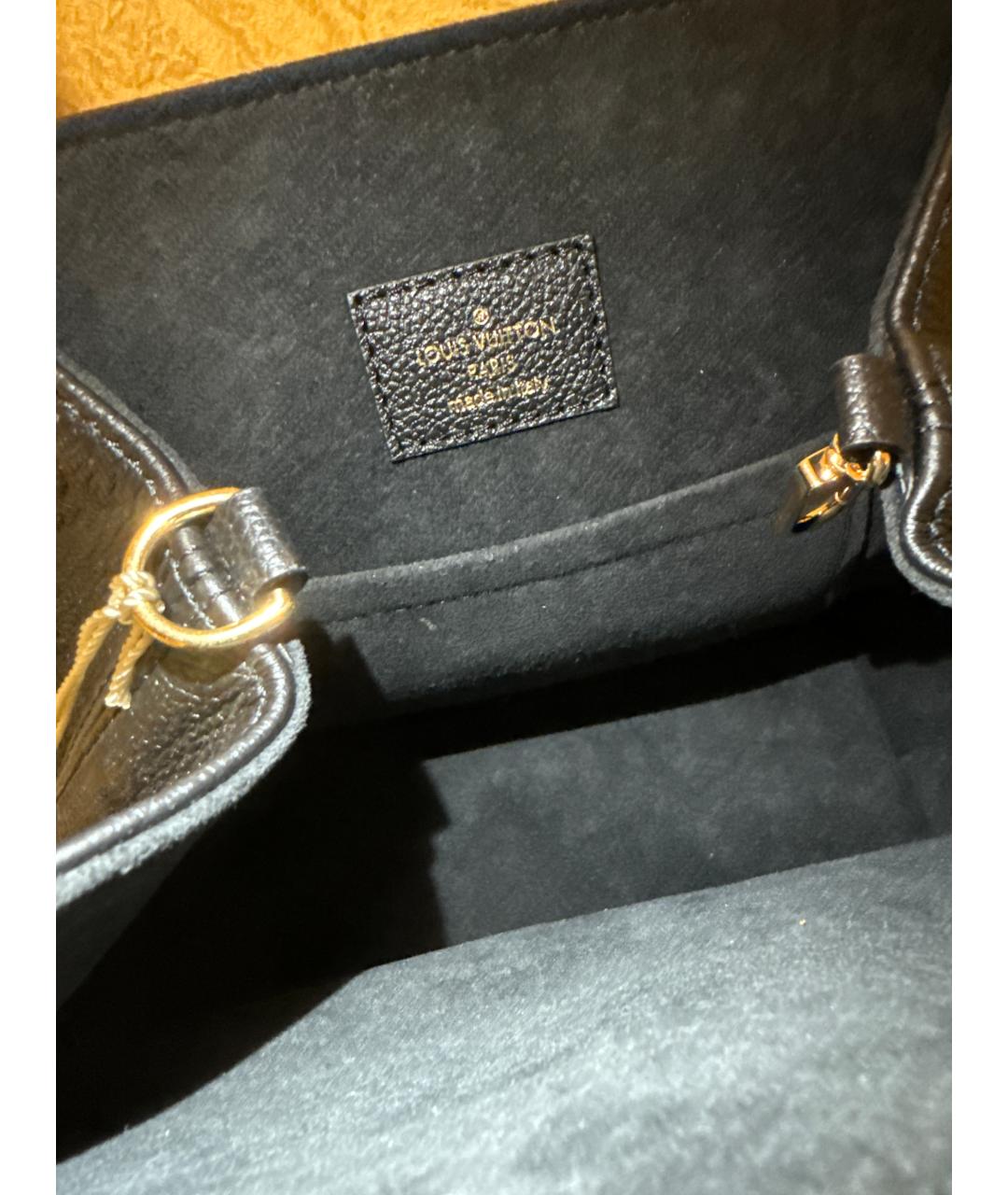 LOUIS VUITTON Черный кожаный рюкзак, фото 4