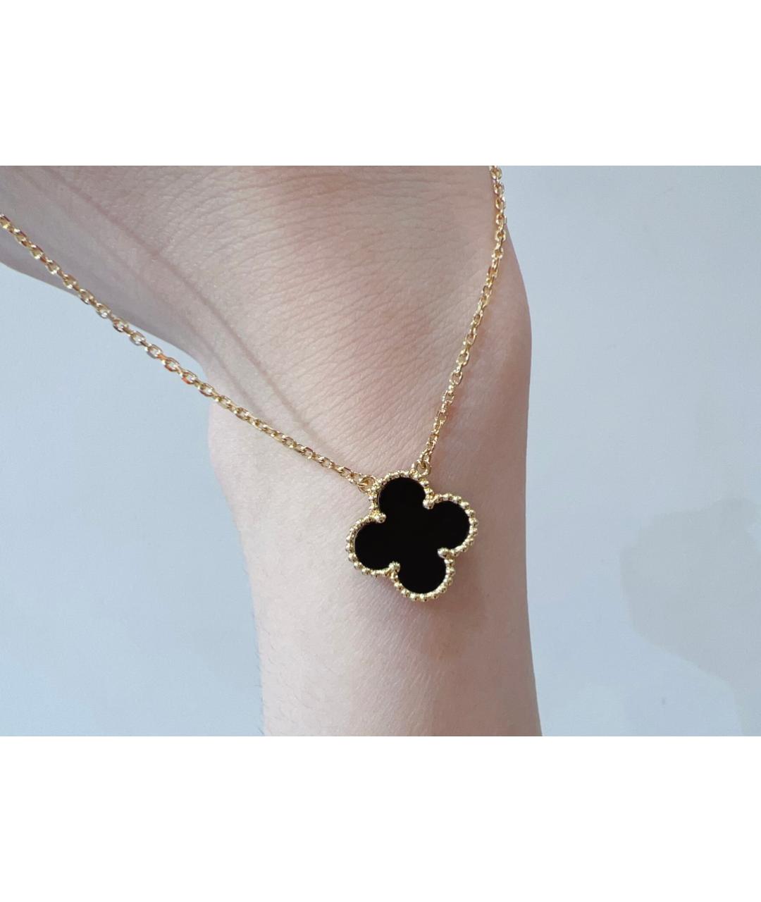 VAN CLEEF & ARPELS Черное колье из желтого золота, фото 5