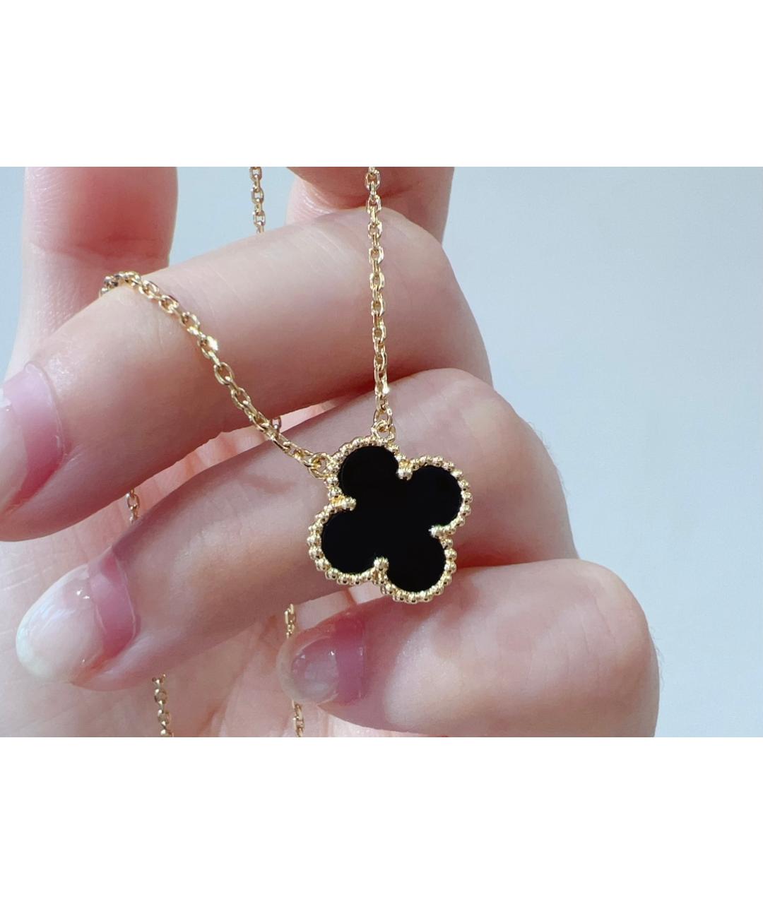 VAN CLEEF & ARPELS Черное колье из желтого золота, фото 3