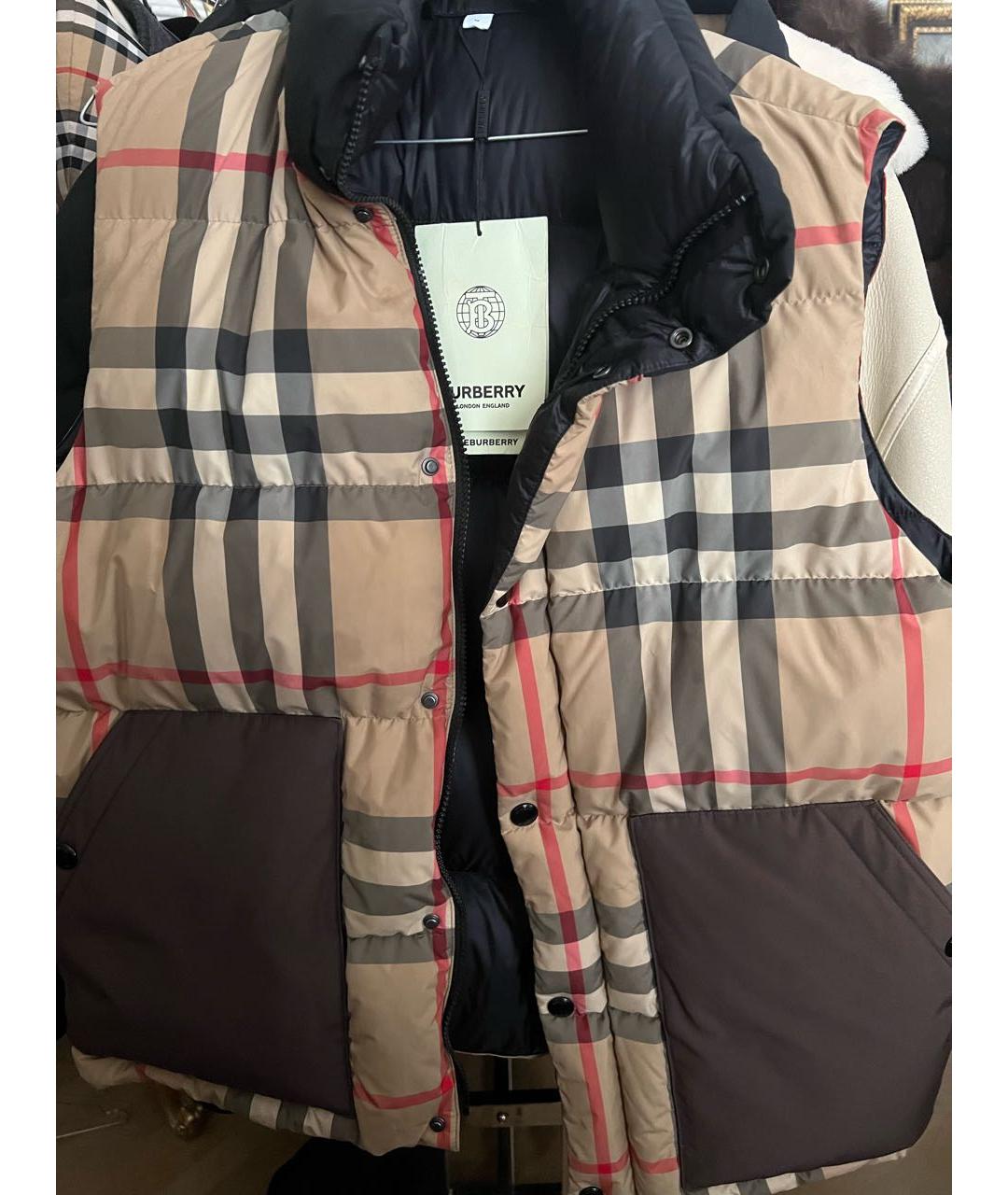 BURBERRY Бежевый жилет, фото 5