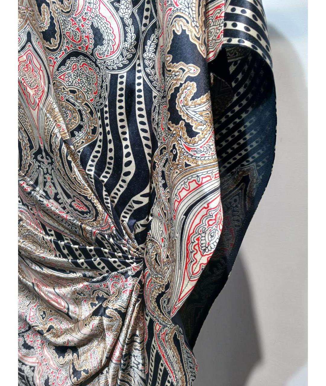 ETRO Серое шерстяное повседневное платье, фото 4
