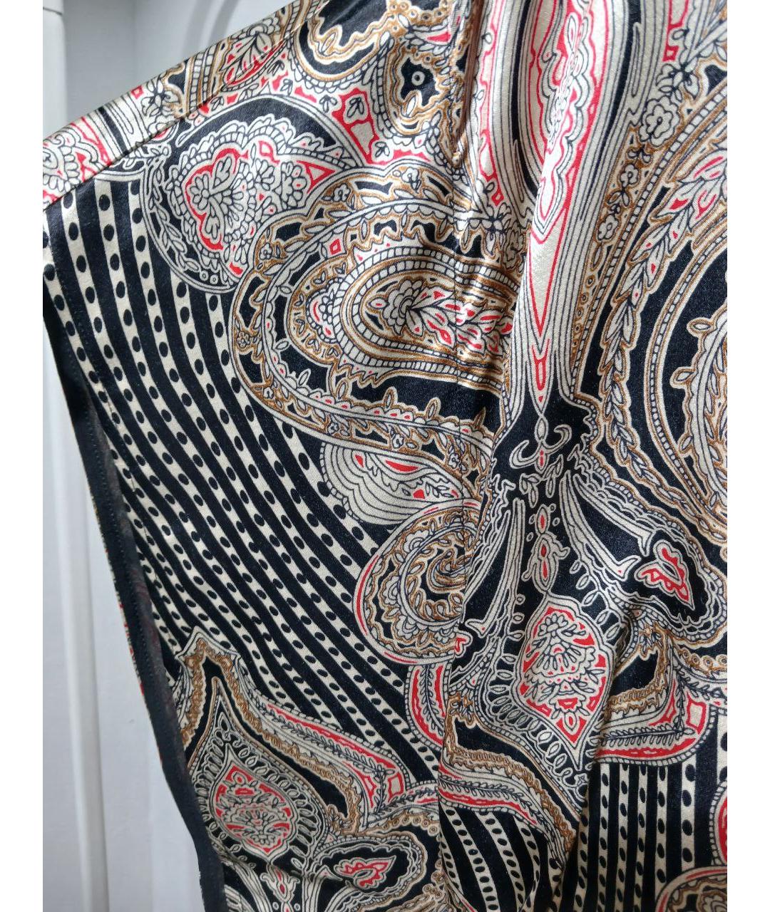 ETRO Серое шерстяное повседневное платье, фото 8